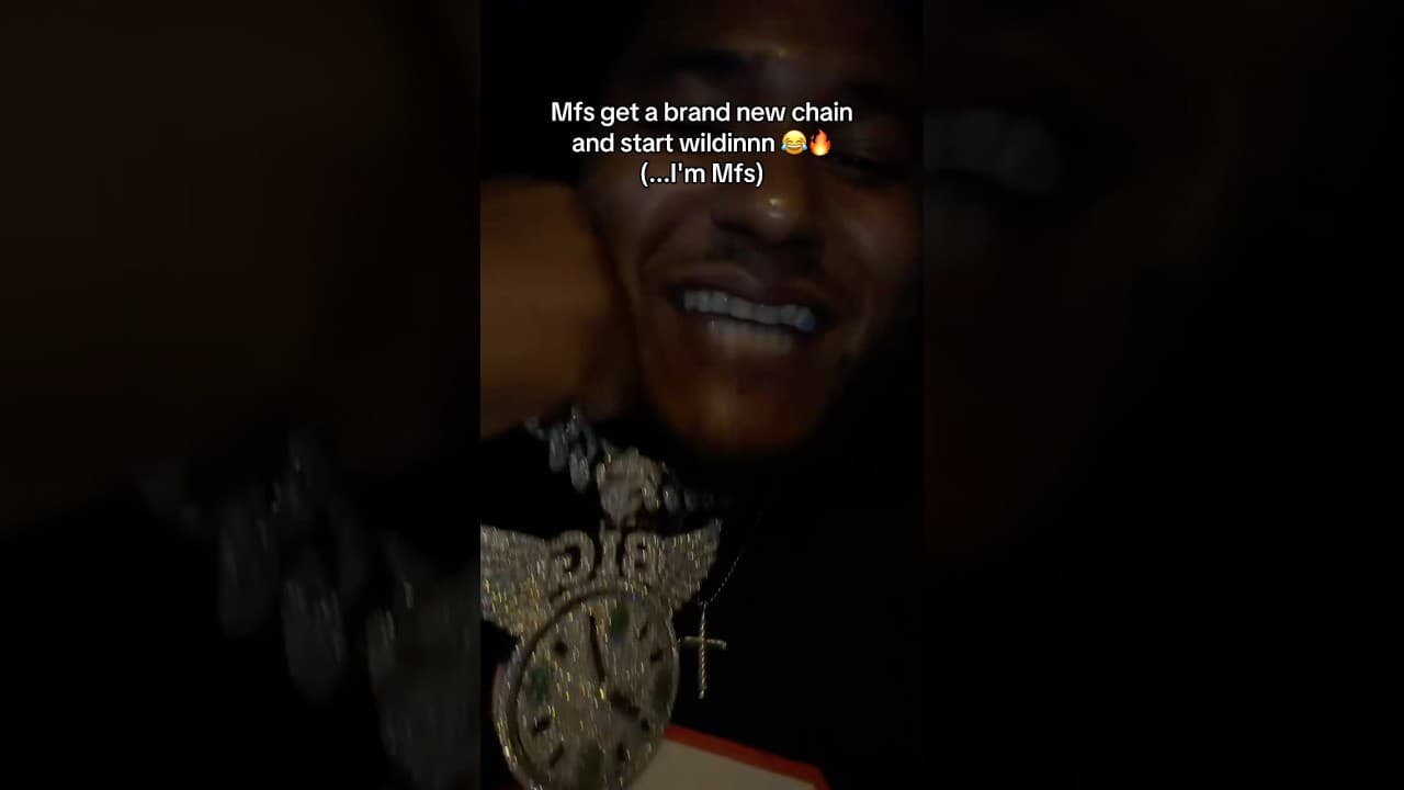 BRAND NEW CHAIN 😂 "Brand New" 10/9 #viralrap #rap #hiphop #newmusic #newrap