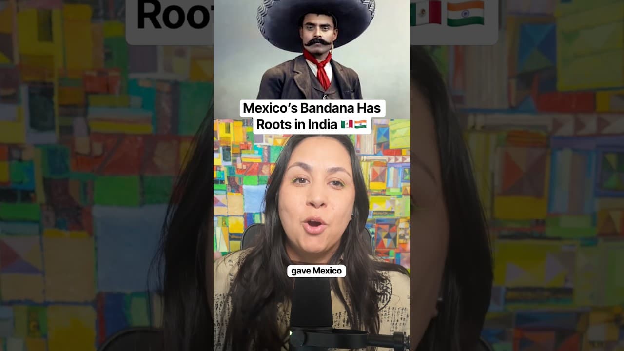 The Indian History Behind Mexico’s Bandana 🇲🇽🇮🇳 #india #mexico #bandana #streetwear