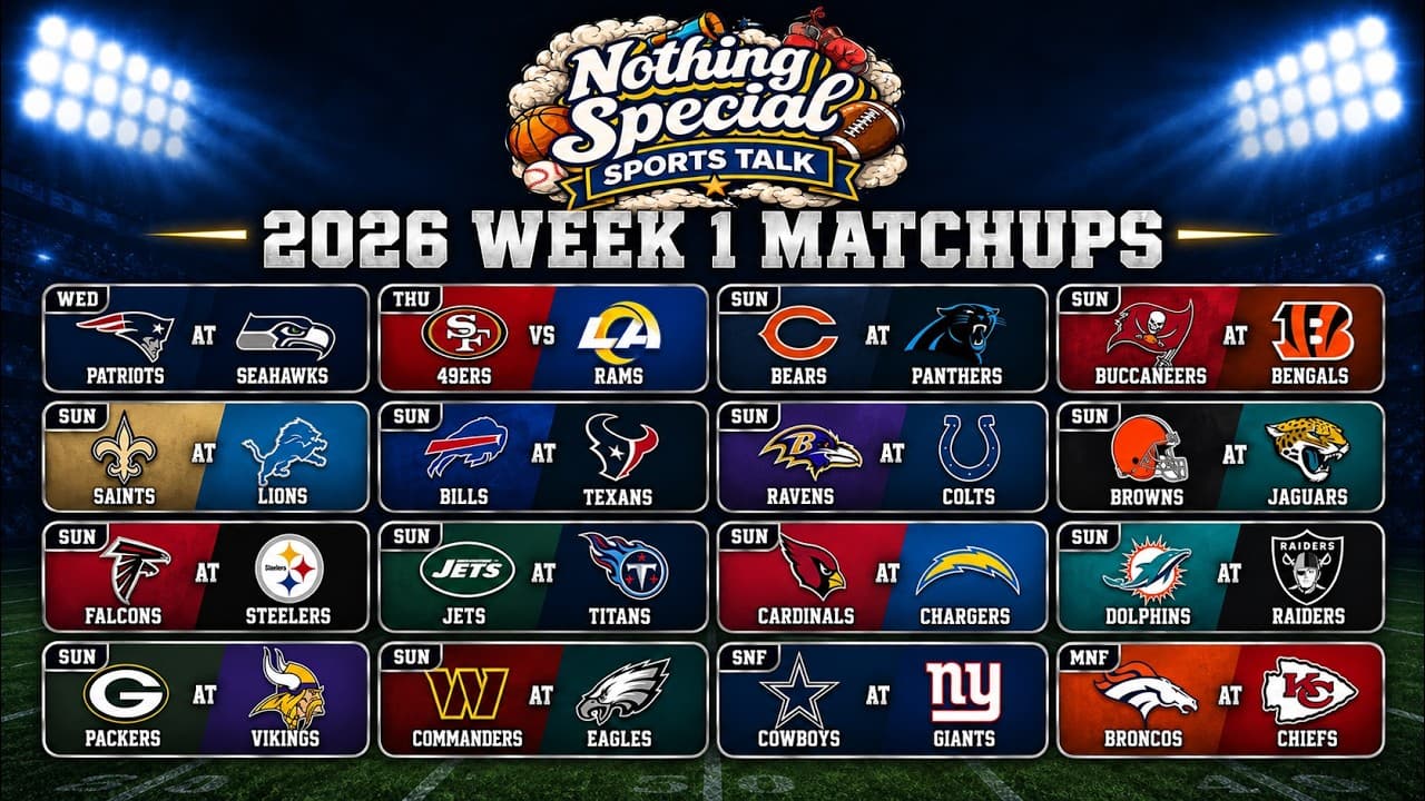 Nothing Special Sports Talk #1 - Week 1 Picks