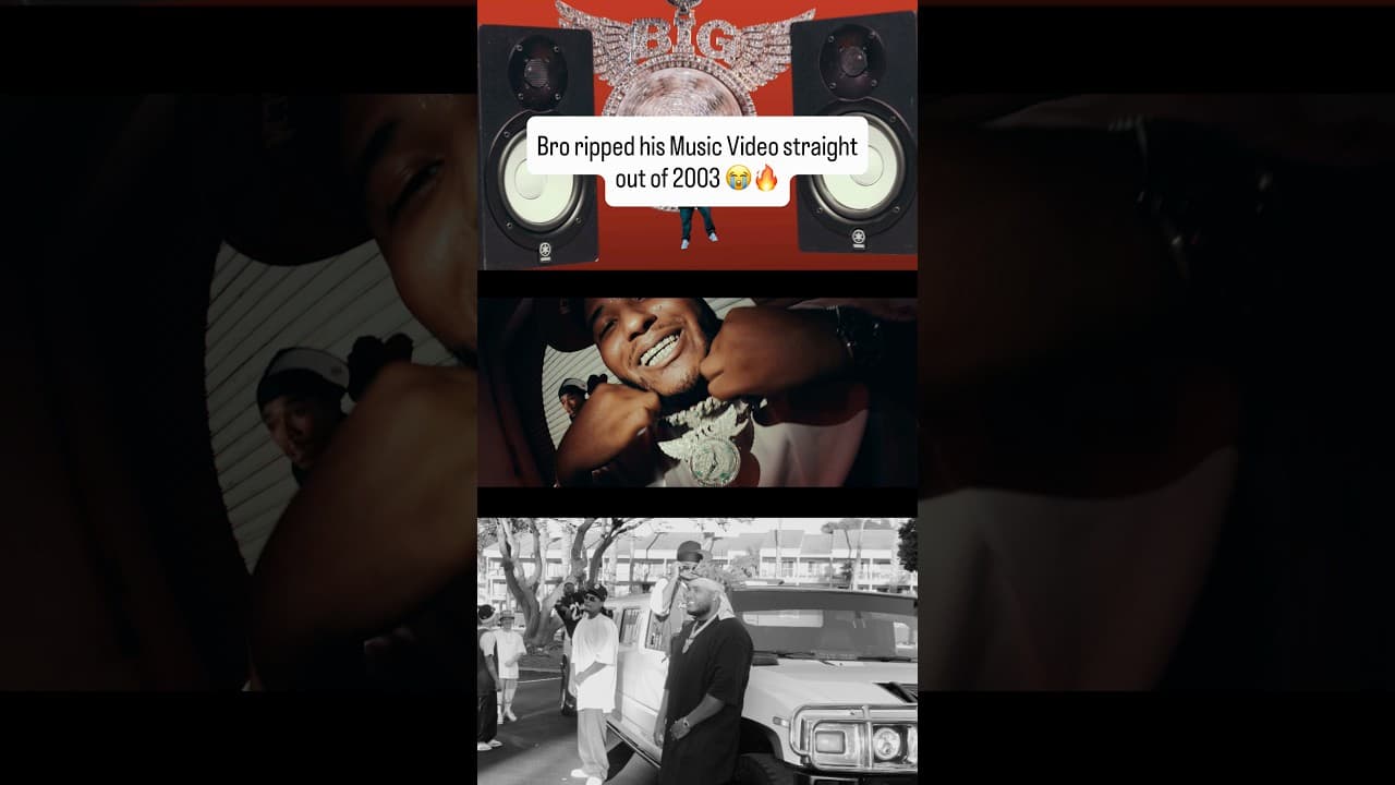 Video straight from 2003 😂🔥"Brand New"- BigTimeBake OUT NOW #viralrap #brandnew #bigtimebake #rap